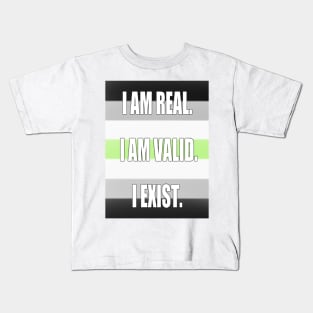 Agender Pride: I am... Kids T-Shirt